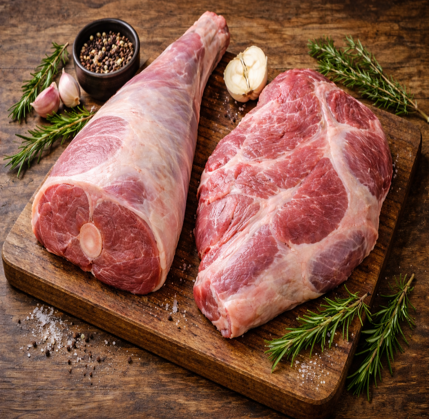 Fresh Mutton Whole Leg & Shoulder