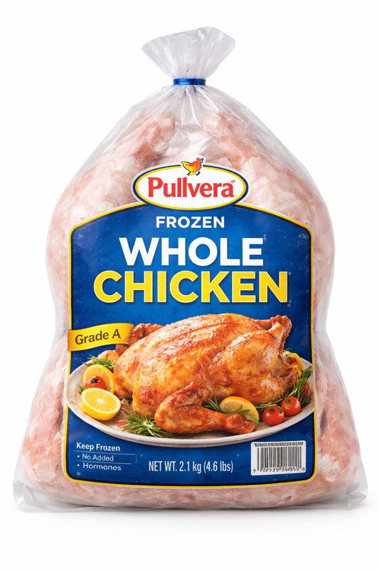 Frozen Pulvera whole chicken