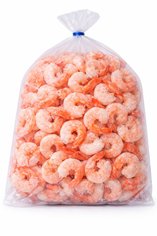 Frozen cooked shrimps size 41/50 300 Gram