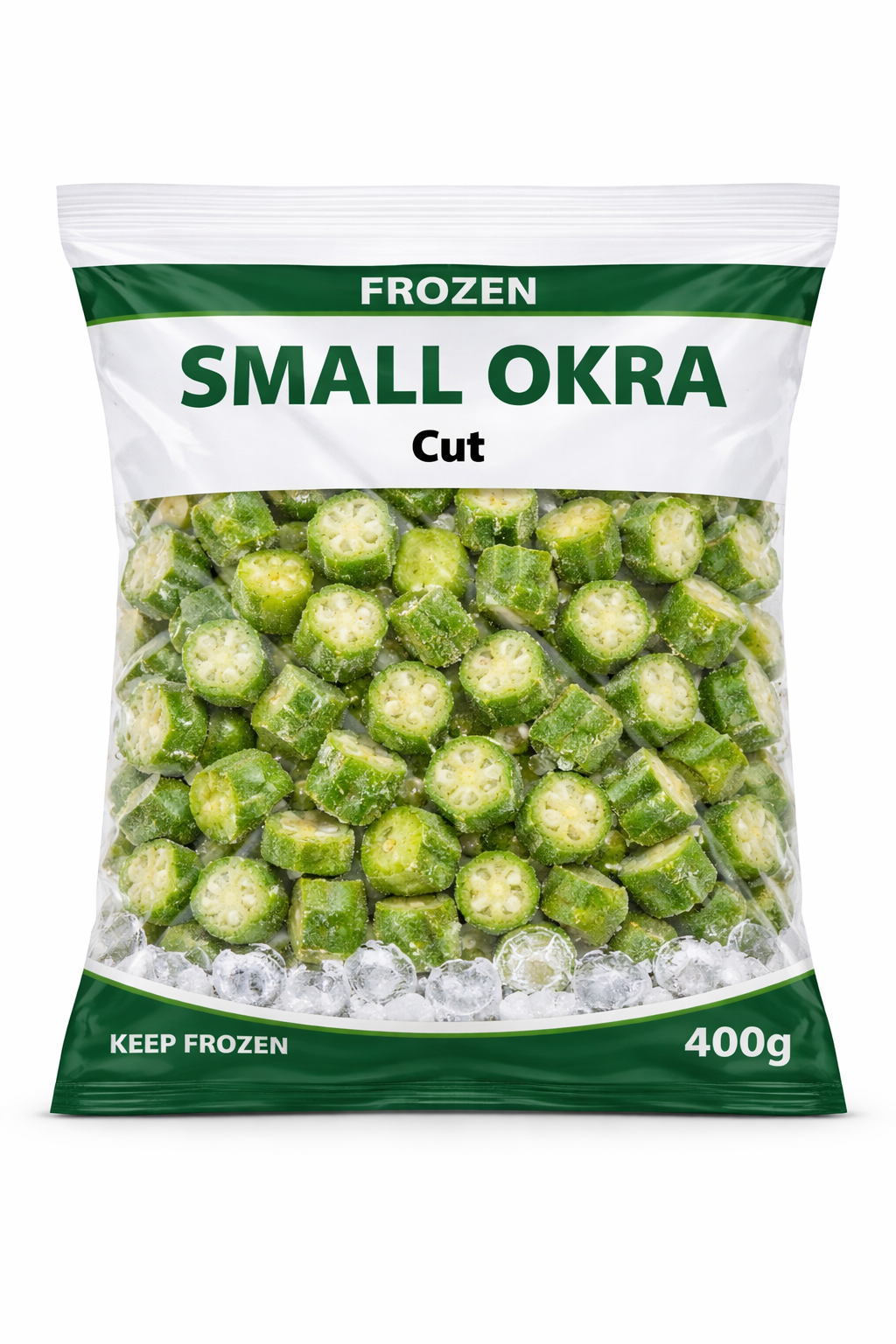 Frozen Small Okra cut